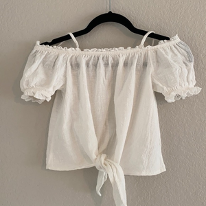 One ♥️Clothing‎ white tie front xs